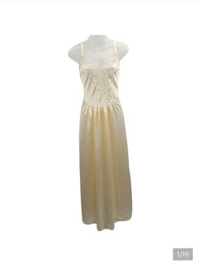 Vintage Miss Dior Full Slip Dress in Ivory